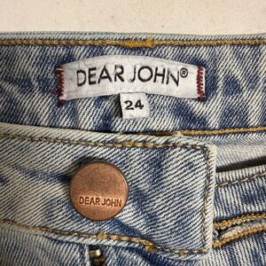 Dear John Faded Blue Denim Skirt